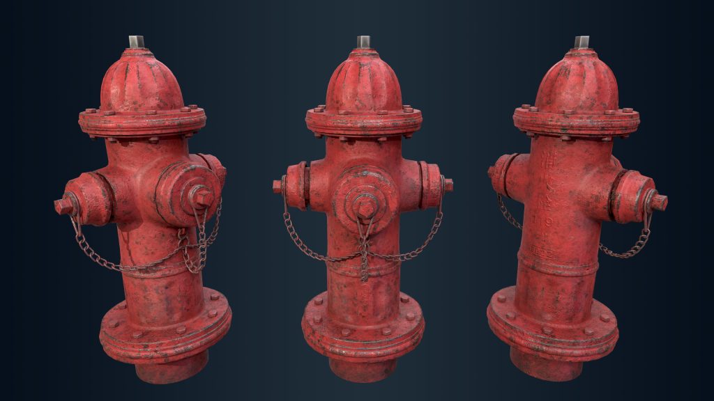 消防栓-PBR建模